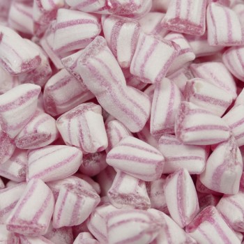 Lebenswecker, rot/weiß gestreifte Pfefferminz - Bonbons, 500 Gramm