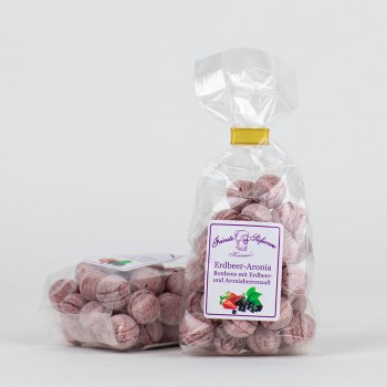 Erdbeer-Aronia-Bonbons mit Fruchtsaft