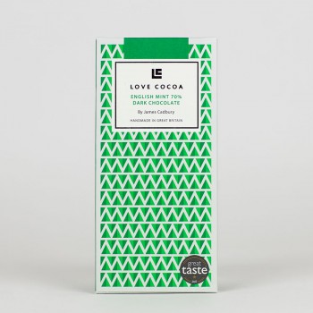 LOVE COCOA - 70 % - Mint Edelbitter Schokolade, organic, vegan