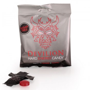 Devilion - hard energy candy sugarfree - Energy Hartkaramellbonbon