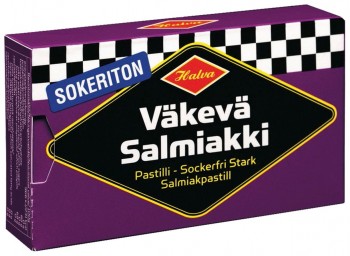 30 Pckg. starke Salmiakpastillen, zuckerfrei, Halva
