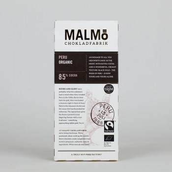 MALMÖ - 85 % - Edelbitter Schokolade, organic & fairtrade