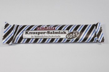 MHD AKTION 10 x Knusper-Salmiak in Vollmilchschokolade, soft, von Salzinger aus Deutschland