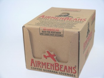 24 Pckg. AirmenBeans - Kaffee-Guarana-Pastillen