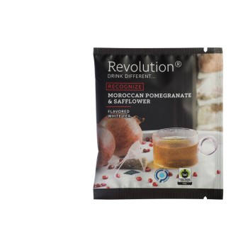 Revolution Tee 20ct - Moroccan Pomegranate & Safflower - Fairtrade