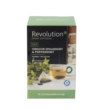 Revolution Tee 20ct - Oregon Spearmint & Peppermint