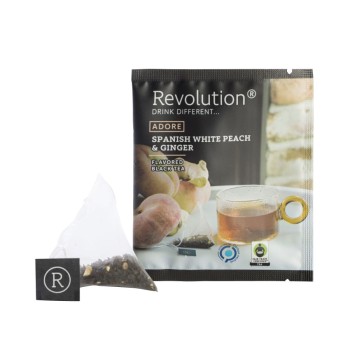 Revolution Tee 20ct - Spanish White Peach & Ginger - Fairtrade