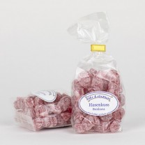 Hasenkuss-Bonbons, Bonbons in Hasenform mit Himbeer-Joghurtgeschmack