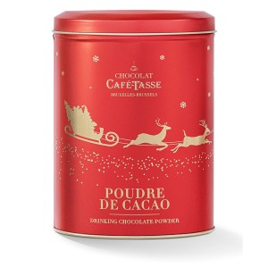 Café Tasse - Cocoa powder xmas tin, 250 Gramm Kakao in Weihnachtsdose
