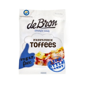 deBron zuckerfrei, Fruchtsaft Toffees