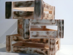 3 x Holzkisten "DIN A5" - Dekoartikel - Geschenkverpackung