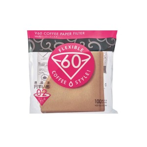 HARIO Papierfilter natürlich für V60-02 (VCF-02-100M)