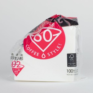 HARIO Papierfilter weiß für V60-02, 100 Stück