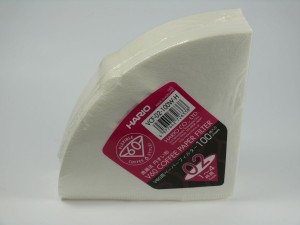 HARIO Papierfilter weiß für V60-02, 100 Stück, VCF-02-100W-H, EU