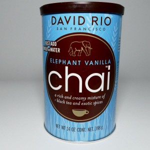 David Rio Chai - Elephant Vanilla, Pappwickeldose