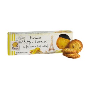 French Butter Cookies with Lemon & Almonds