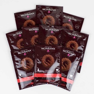 MONBANA-Trinkschokolade - Sorte Trésor de Chocolat - 10er Set