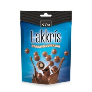 NÓA aus Island, Milchschokolade mit Karamell-Lakritzfüllung, Noi Sirius