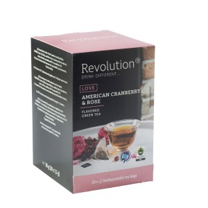 Revolution Tee 20ct - American Cranberry & Rose - Fairtrade