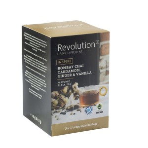 Revolution Tee 20ct - Bombay Chai Cardamom, Ginger & Vanilla - Fairtrade