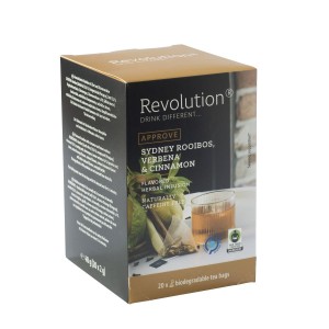 Revolution Tee 20ct - Sydney Rooibos Verbena & Cinnamon - Fairtrade