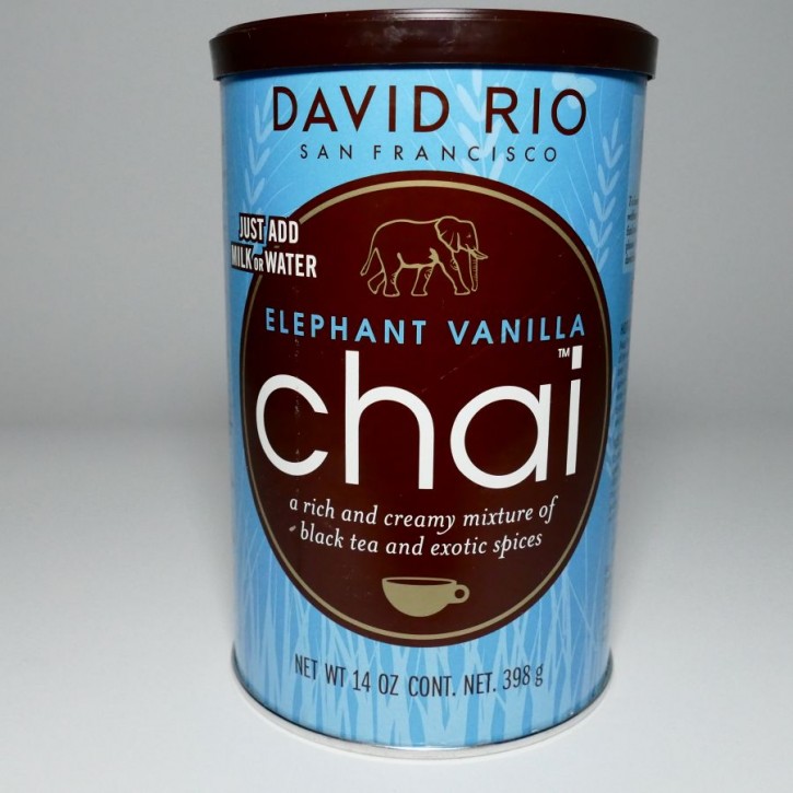 David Rio Chai - Elephant Vanilla, Pappwickeldose
