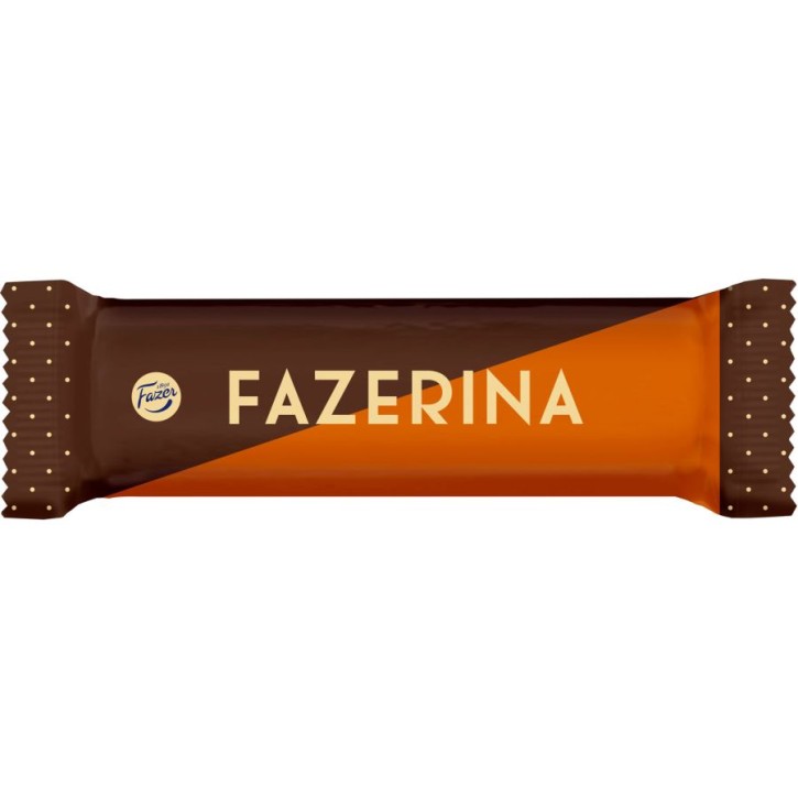 Fazer Fazerina - Schokoladenriegel mit Orangen-Trüffelfüllung,  37 Gramm
