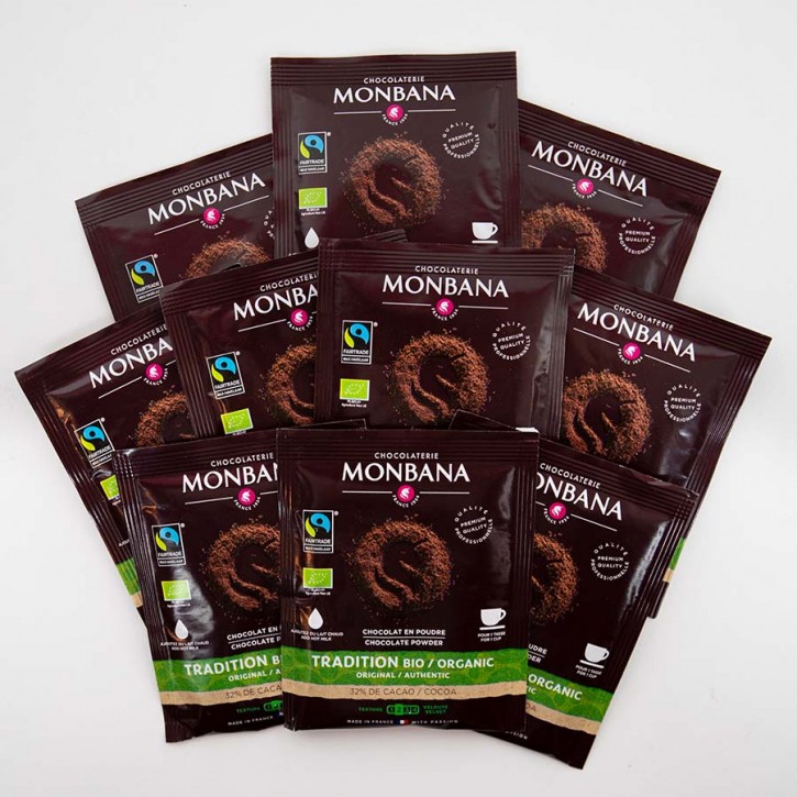MONBANA-Trinkschokolade - BIO & Fairtraide - 10er Set