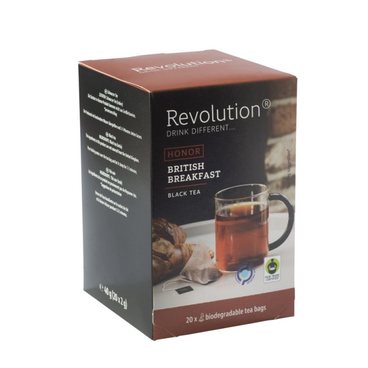 Revolution Tee 20ct - British Breakfast Tea - Fairtrade