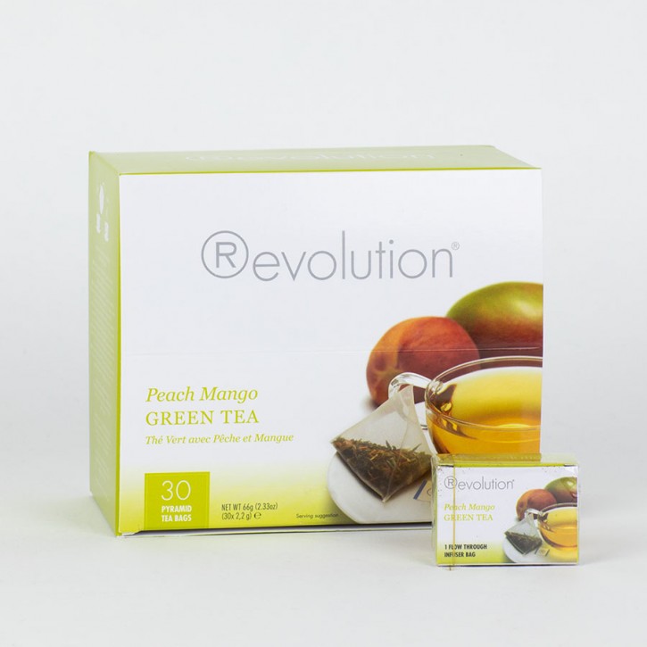 Revolution Tee - Peach Mango Green Tea - mit Pfirsich und Mangogeschmack - Gastronomiepackung