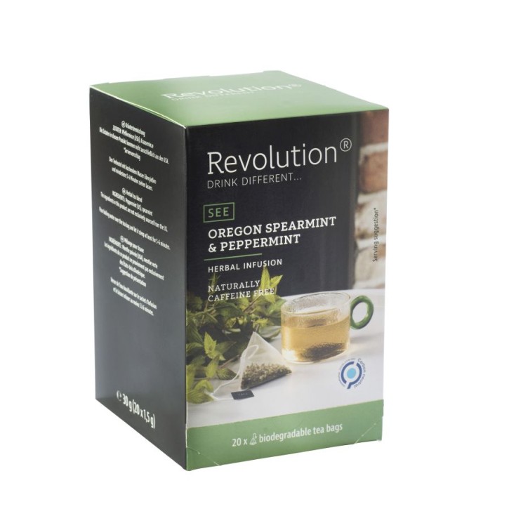 Revolution Tee 20ct - Oregon Spearmint & Peppermint