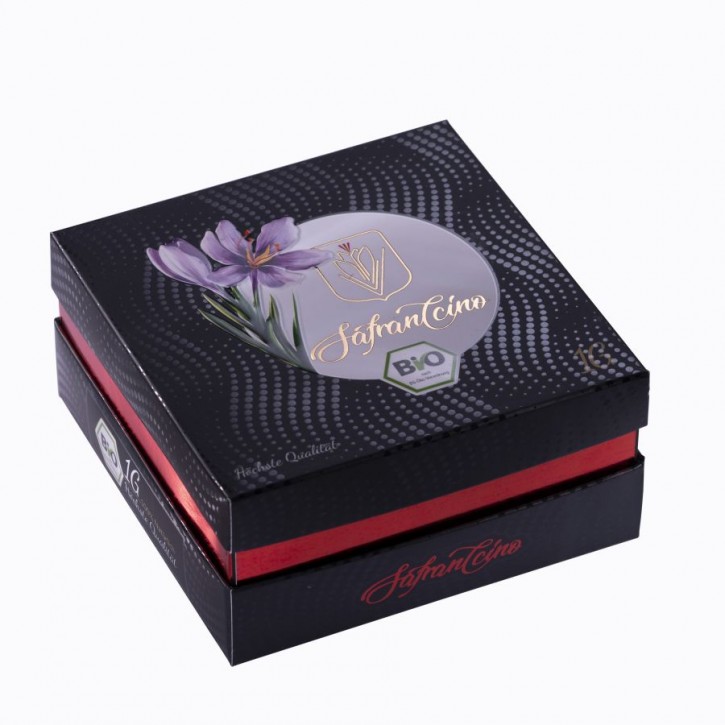 MHD 12-2023 / BIO-Negin-Safran - 1g Safran Negin in Geschenkbox, organic