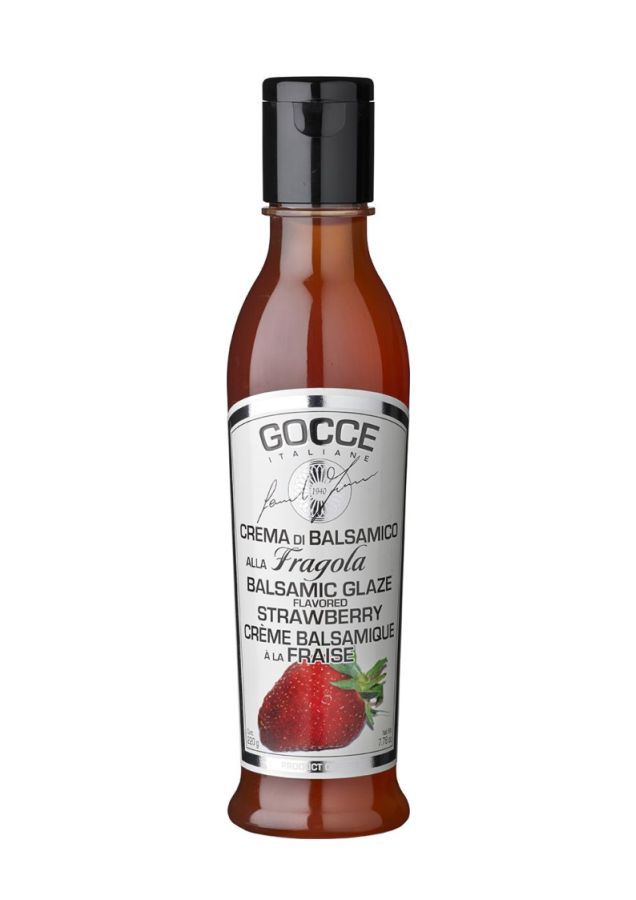 Balsamicocreme mit Erdbeere aromatisiert, alla Fragola