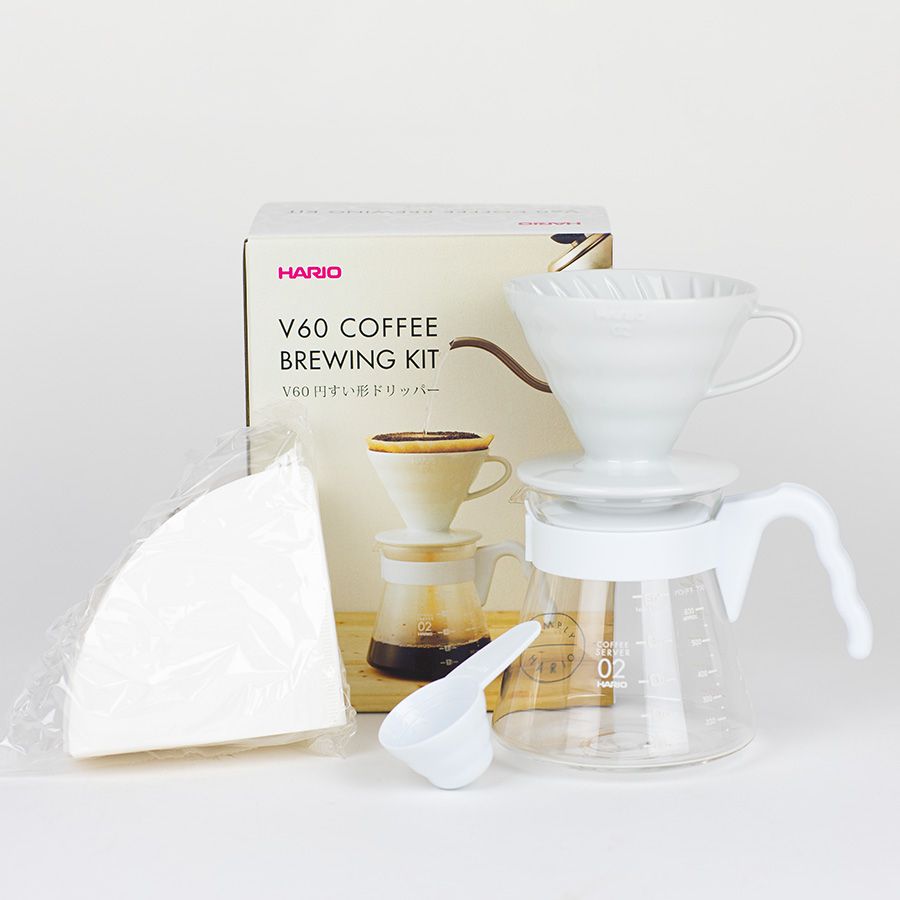 HARIO V60 Coffee Brewing Kit (VCSD02WEX)V60_CBRK
